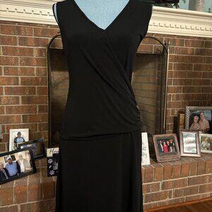 BLU REED LADIES SIZE M BLACK SLEEVELES DRESS LITTLE BLACK DRESS POLY/SPANDEX